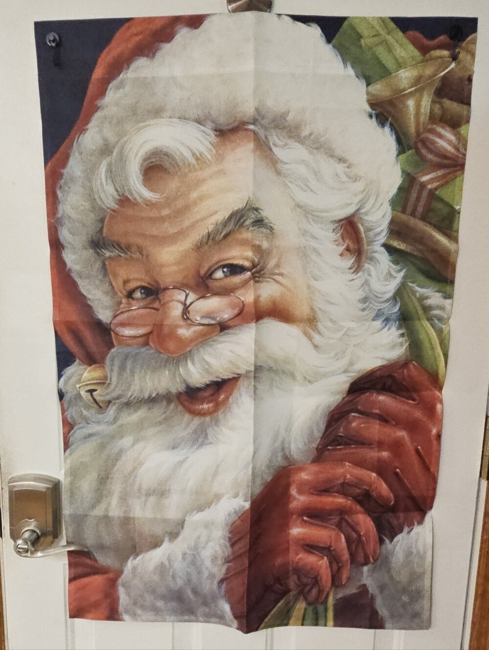 Holiday Jolly Santa Large Size Pole Flag
